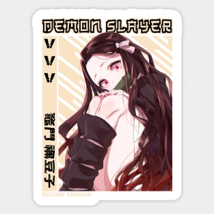 Nezuko Kamado - Demon Slayer Sticker